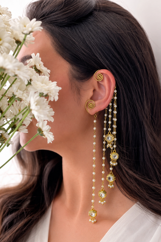 Chandelier Kundan Earcuff