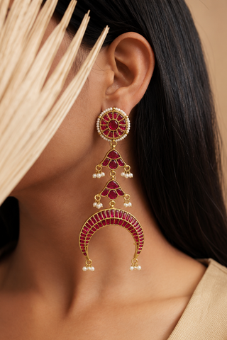 Pink Jashn Earrings
