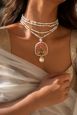Festive Mor Necklace