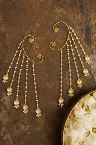 Chandelier Kundan Earcuff
