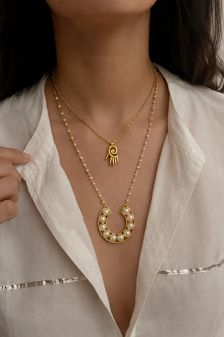 Crescent Love Necklace