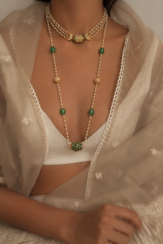 Wander In Green Necklace