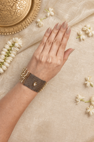 Pearl Mesh Bracelet