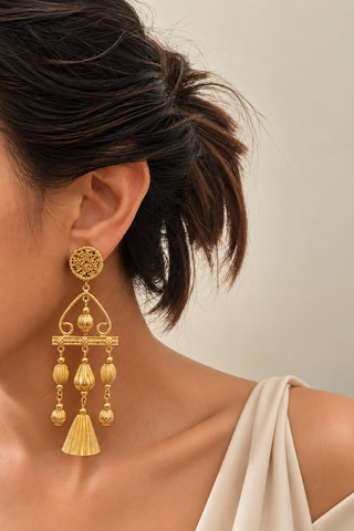 Golden Gossip Earrings