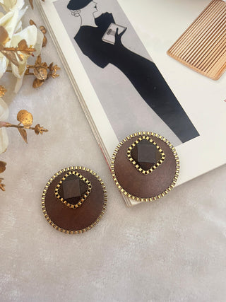 Rhea Kapoor In Twice the Wood Earrings