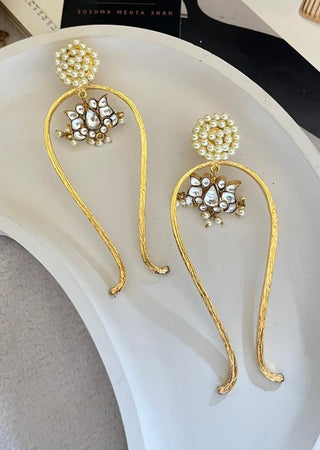 Jinitha In Arc Statement Earrings