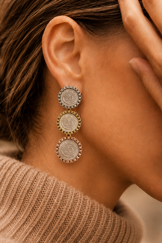 Richa Chadda In Old Money Earrings