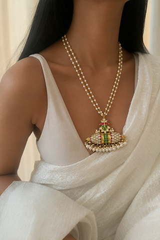 Pearl Pataka Necklace Set