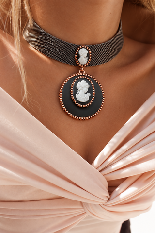 Lady In Black Choker