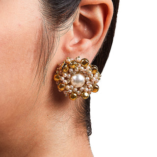 Pearls in Bloom Earrings