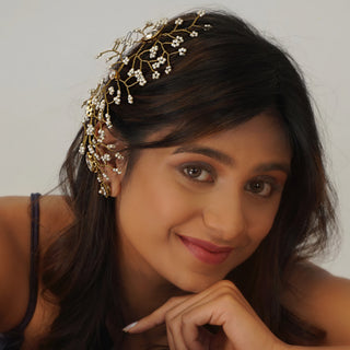 Pearls in Full Bloom Earcuff