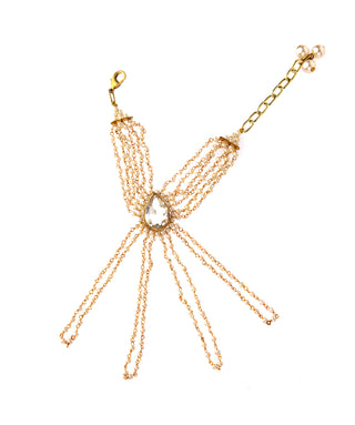 Pearls Beaded Haathpaan  - (RJMHP80)