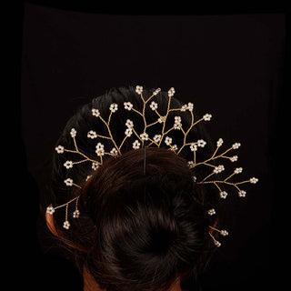 Kritika Kamra in Pearls in a Bun
