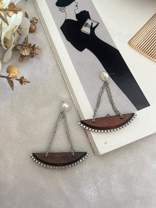 Wood & Float Earrings