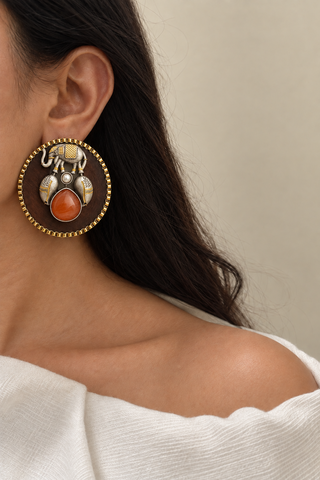 Gajraj Love earrings