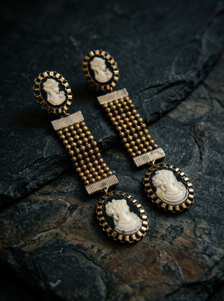 Royal Duo Mesh Earrings