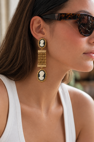 Royal Duo Mesh Earrings