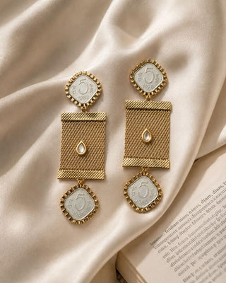 Dressed Up Coin Earrings
