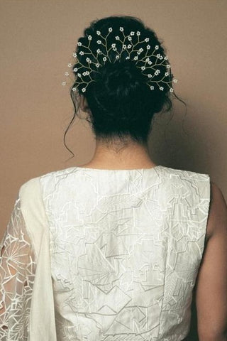 Kritika Kamra in Pearls in a Bun
