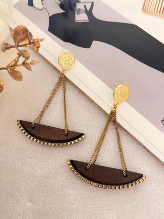 Wood & Float Earrings