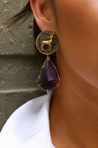 Deer After Dark Earrings