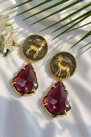 Deer After Dark Earrings