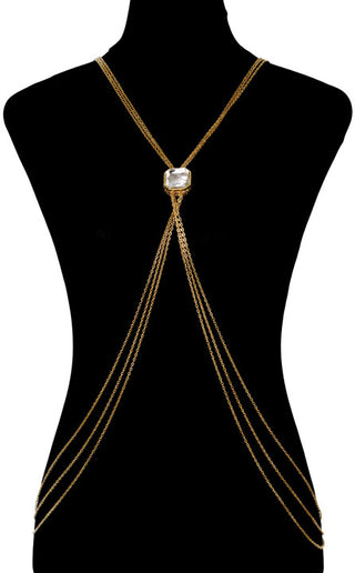 QUIRKY CRYSTAL BODYCHAIN (RJMBJ37) image 1