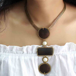 CASCADING GEOMETRIC PENDANT (RJN1140) image 1