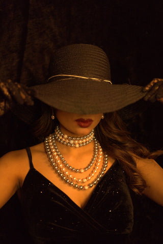 Pearl Layered Choker (RJN1528) image 0