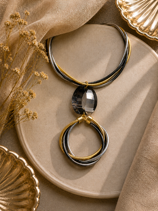 Smoky Orbit Necklace