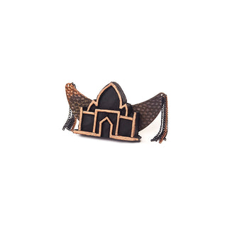MOON AND TAJ MAHAL FINGER RING (RJR302) image 0