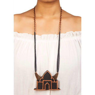 TAJ MAHAL LONG NECKLACE (RJN1232) image 1