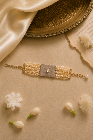 Pearl Mesh Bracelet
