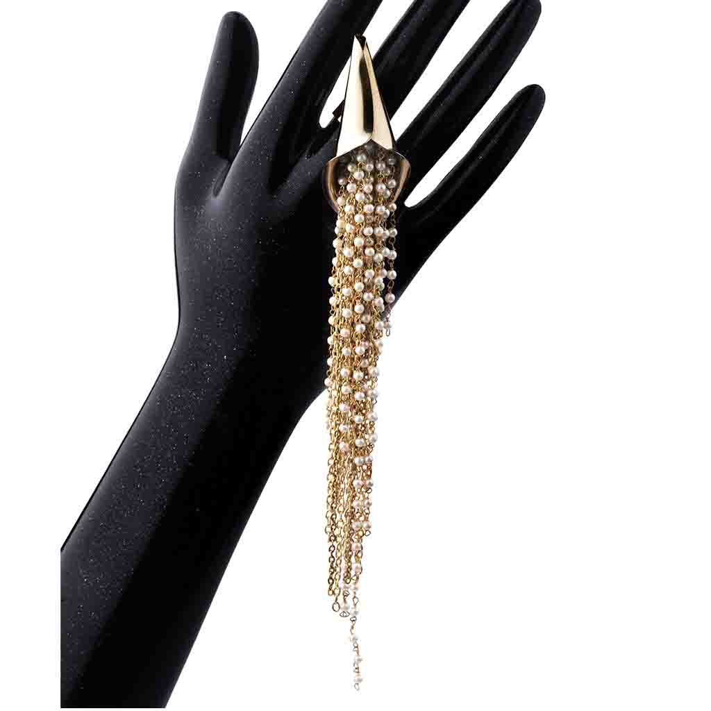 HANGING PEARL RING (RJR232) - Image 2