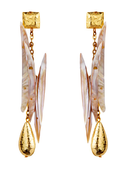 MOP Stick Earrings (RJE420)-619