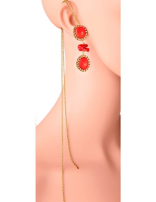 Compassionate Coral Earring (RJE533)-0