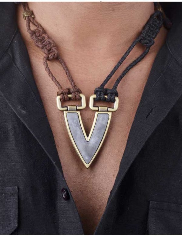 Warrior Vest necklace (RJMN9)-0