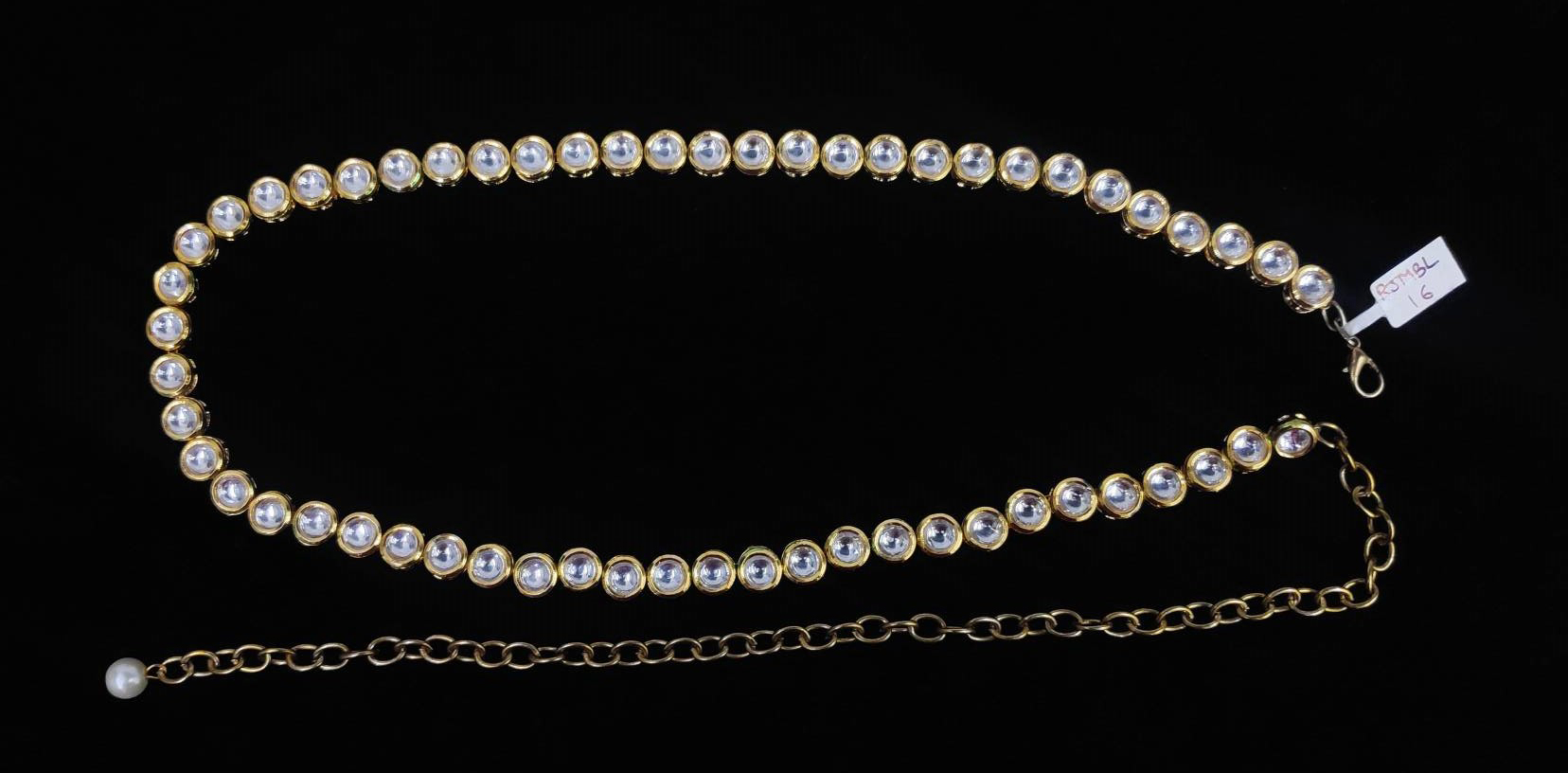 Simple Kundan Kamarpatta (RJMBL16) - Image 2