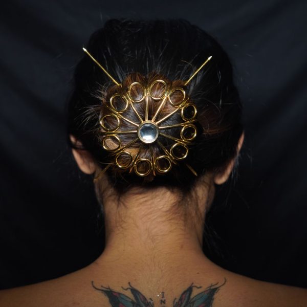 Dulhan Statement Hair Bun (RJMM199)